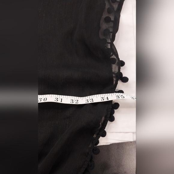 NWT Bleu Rod Beattie black sheer swimsuit cover up 100% polyester Size M - Picture 12 of 13